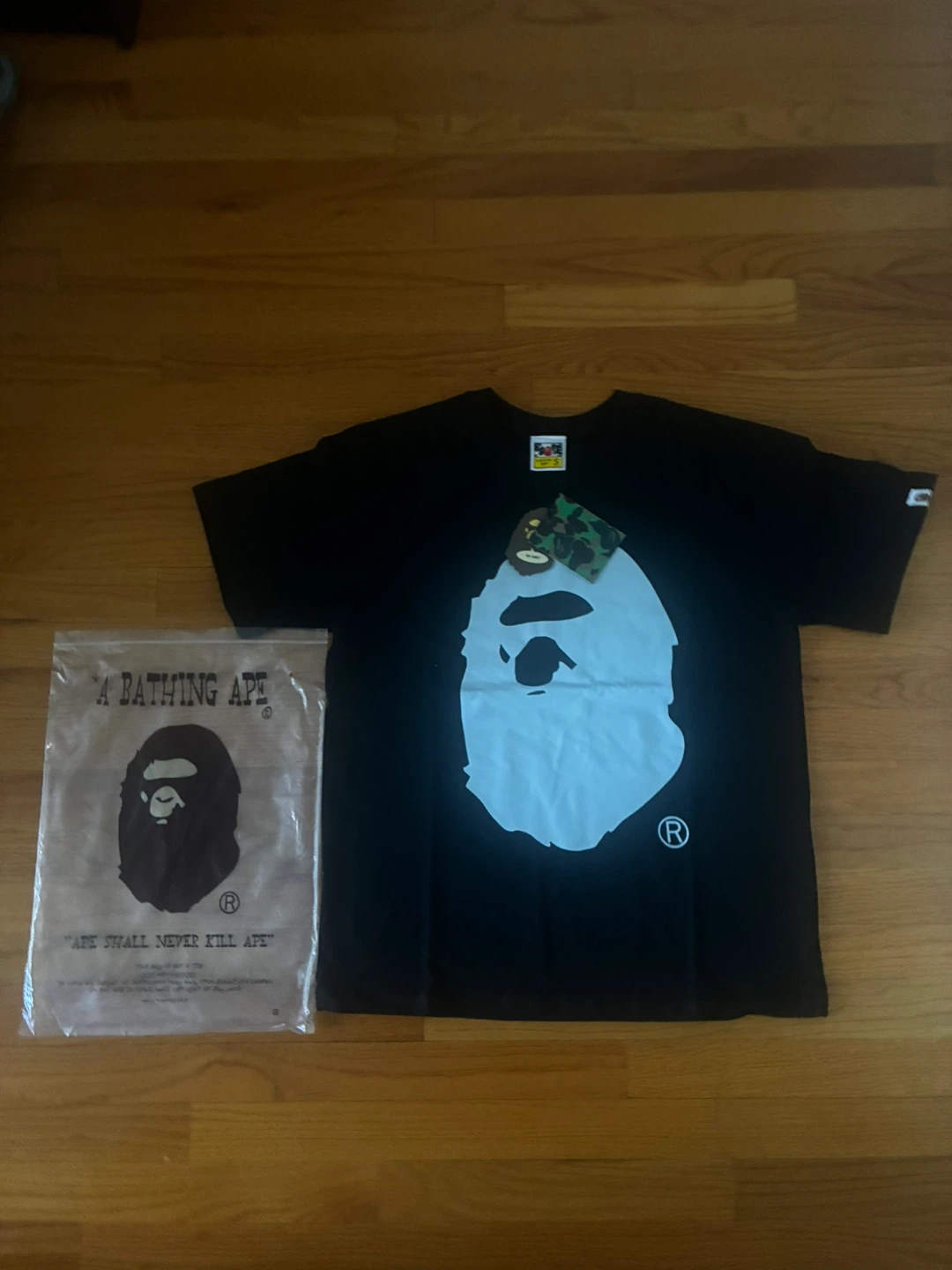 A Bathing Ape BAPE Big Face Tee