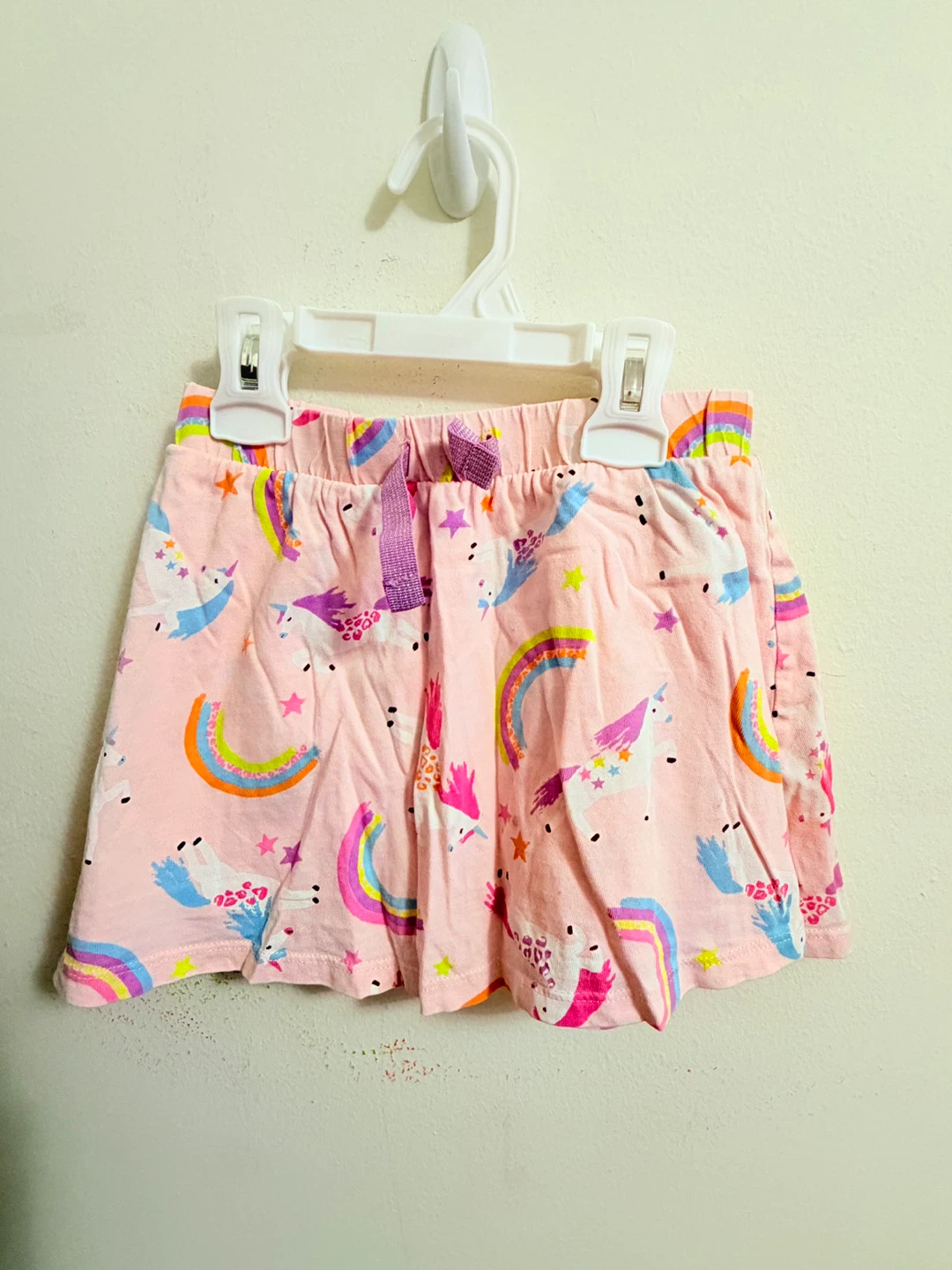 Kids Unicorn Rainbow Skirt - Pink