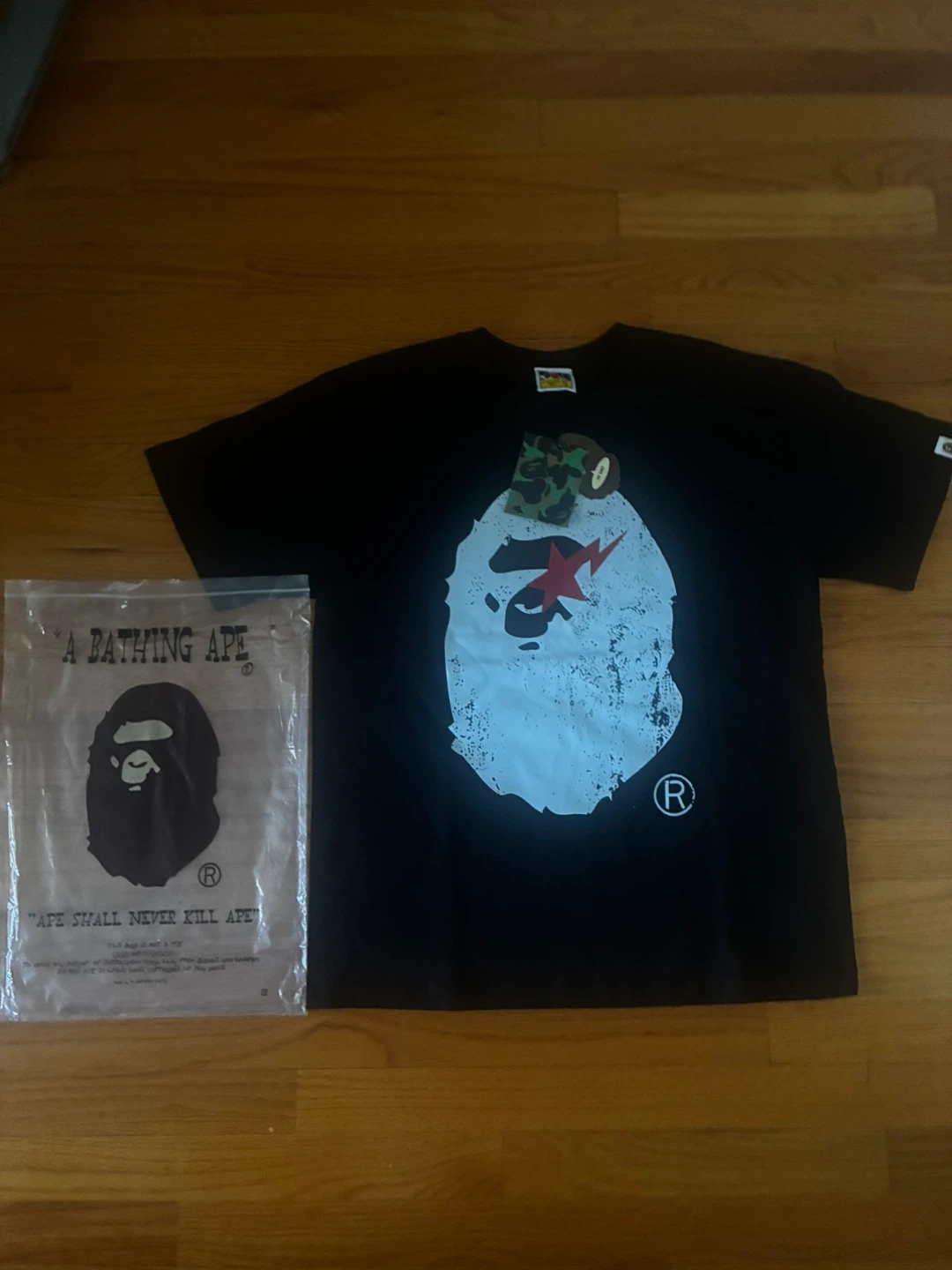 A Bathing Ape BAPE "APE SHALL NEVER KILL APE" Tee - photo 2