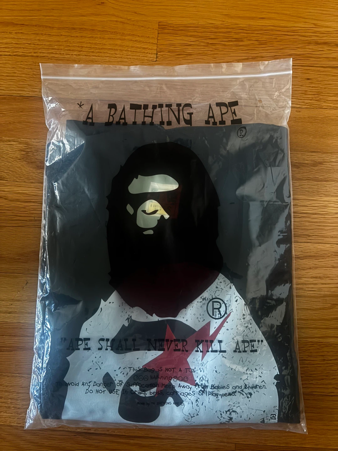 A Bathing Ape BAPE "APE SHALL NEVER KILL APE" Tee