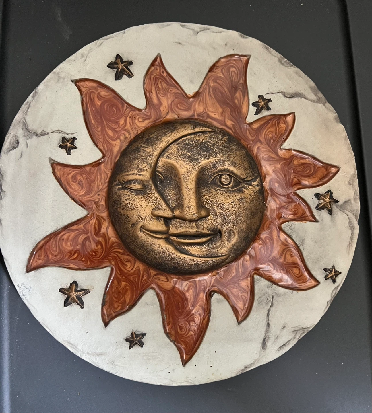🌞Sun and Moon Stone Wall Hanging 🌝