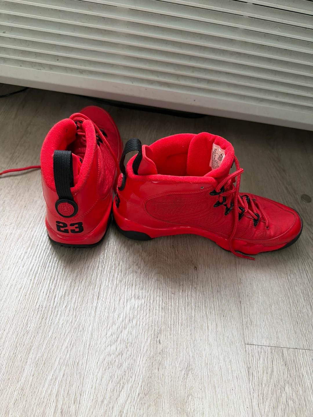 Jordan "23" Red High Top Basketball Shoes - photo 2