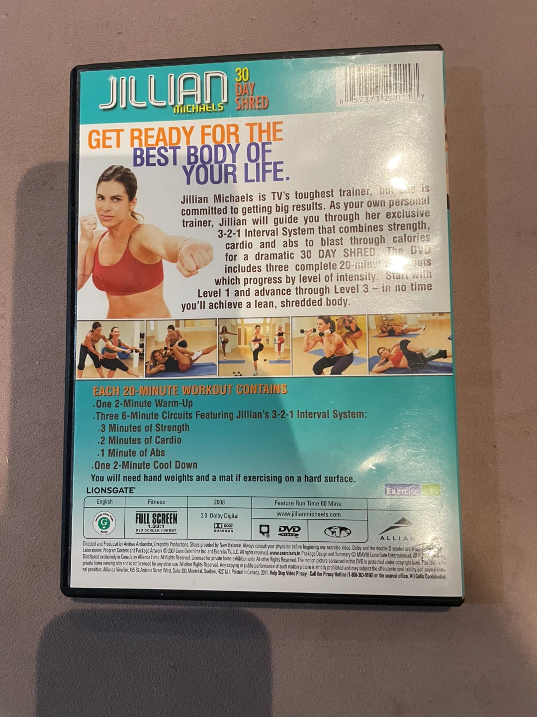 Jillian Michaels 30 Day Shred DVD - photo 3