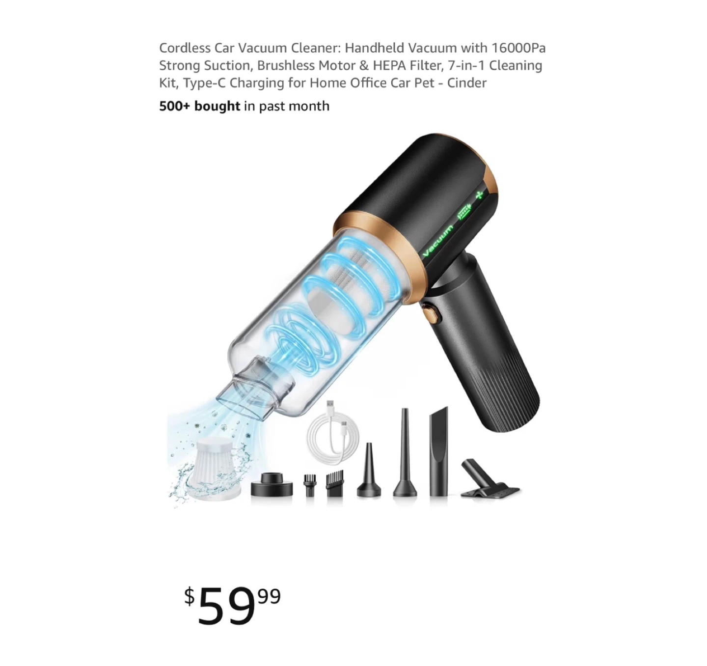 Brand new Cordless Car Vacuum Cleaner