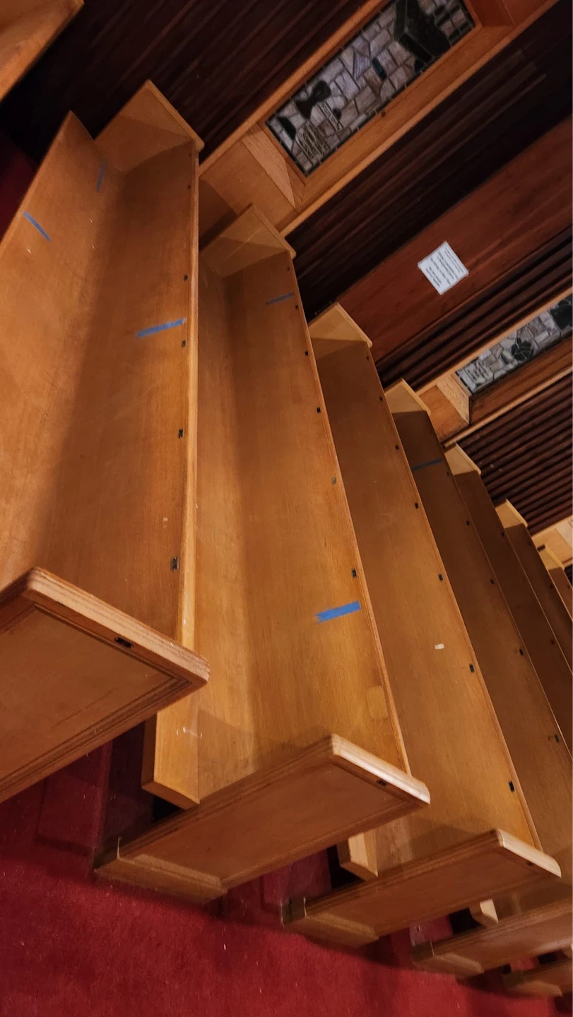 Wooden Church Pews - photo 2