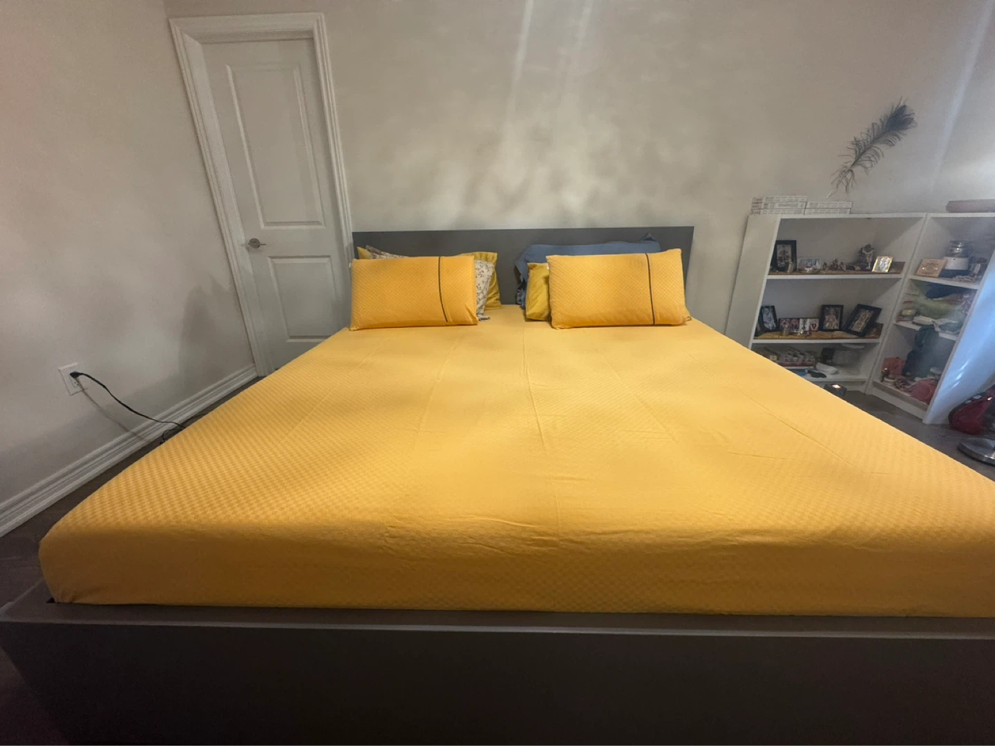 Moving Sale - IKEA Malm King Bed Frame with Mattress - photo 3