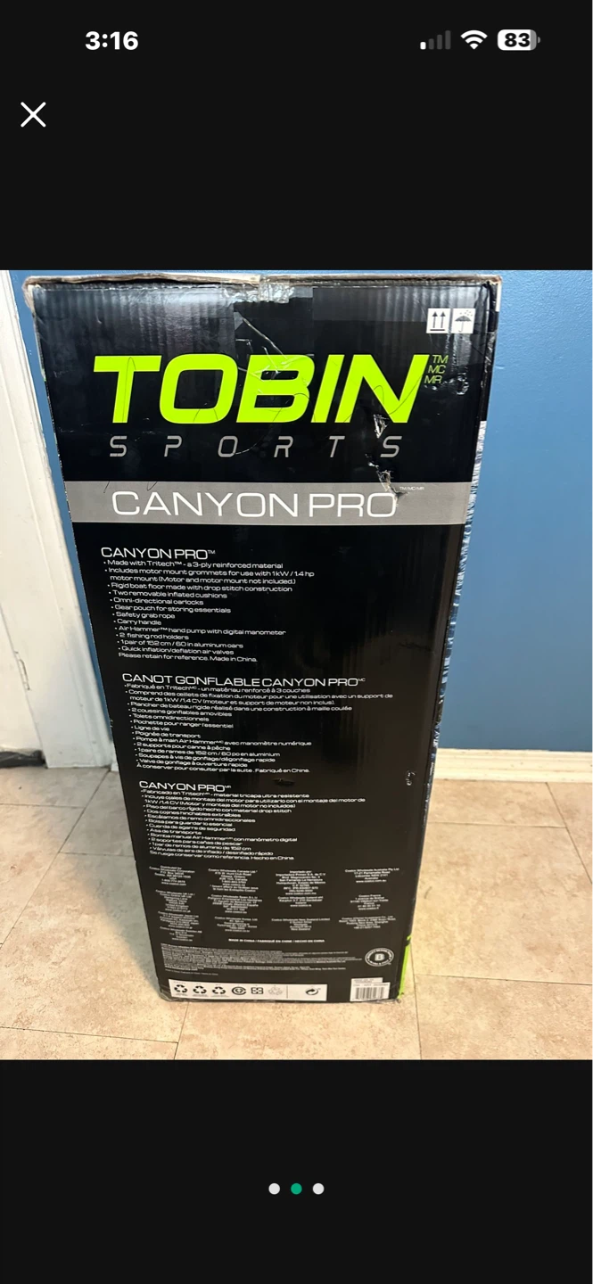 Tobin Sports Canyon Pro Inflatable Boat - photo 2