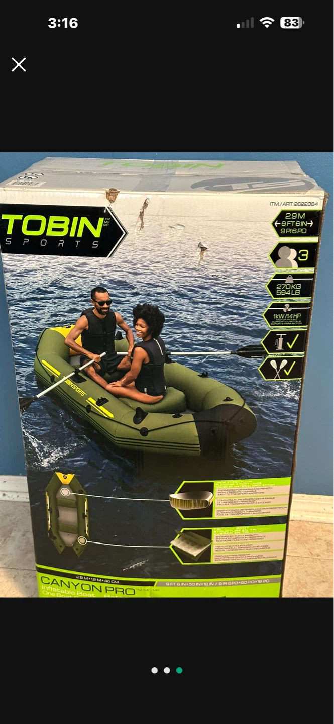Tobin Sports Canyon Pro Inflatable Boat