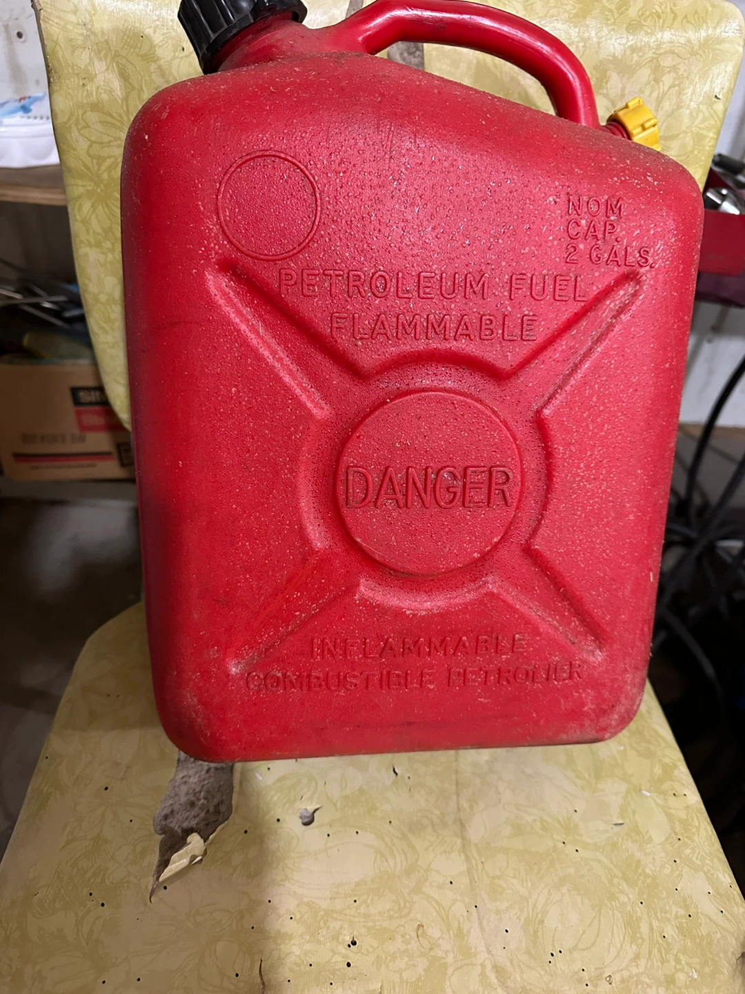 Red 2 Gallon Gas Can