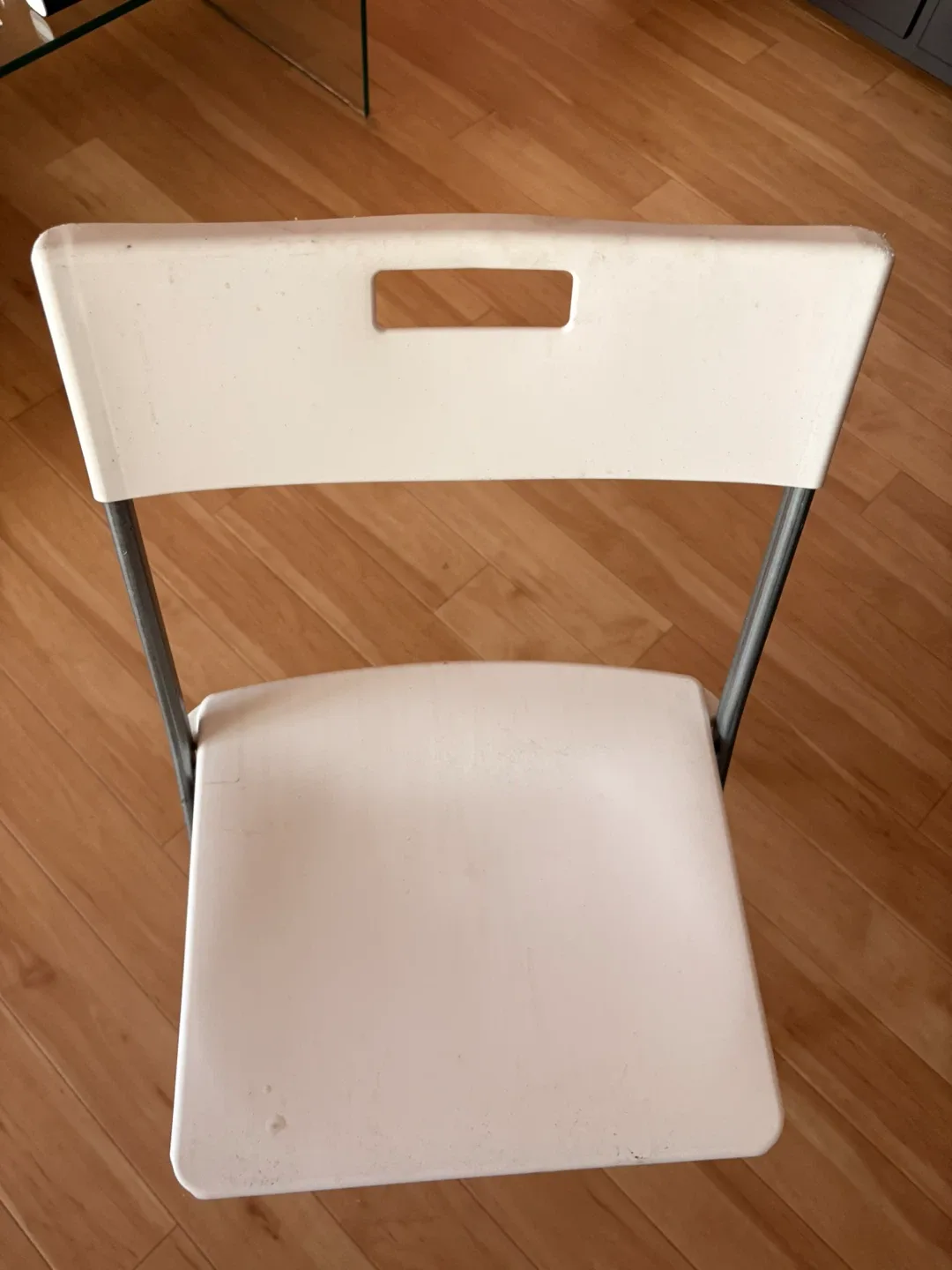 White Folding Chair