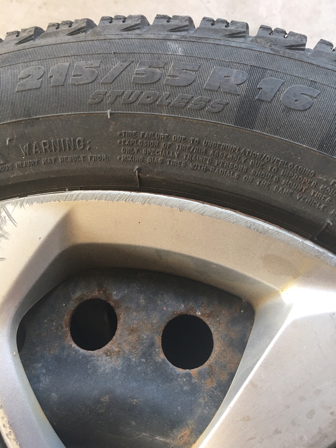 Set of 4 Honda Civic Winter Tires and Rims