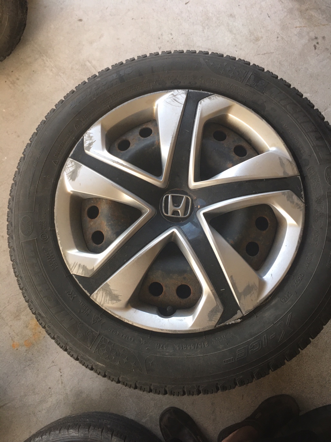 Set of 4 Honda Civic Winter Tires and Rims - photo 3