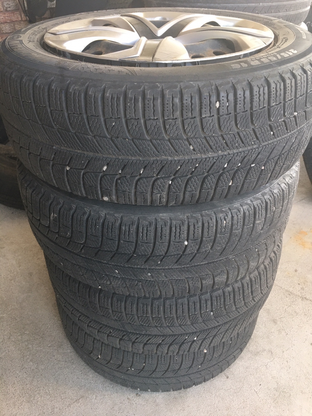 Set of 4 Honda Civic Winter Tires and Rims - photo 4