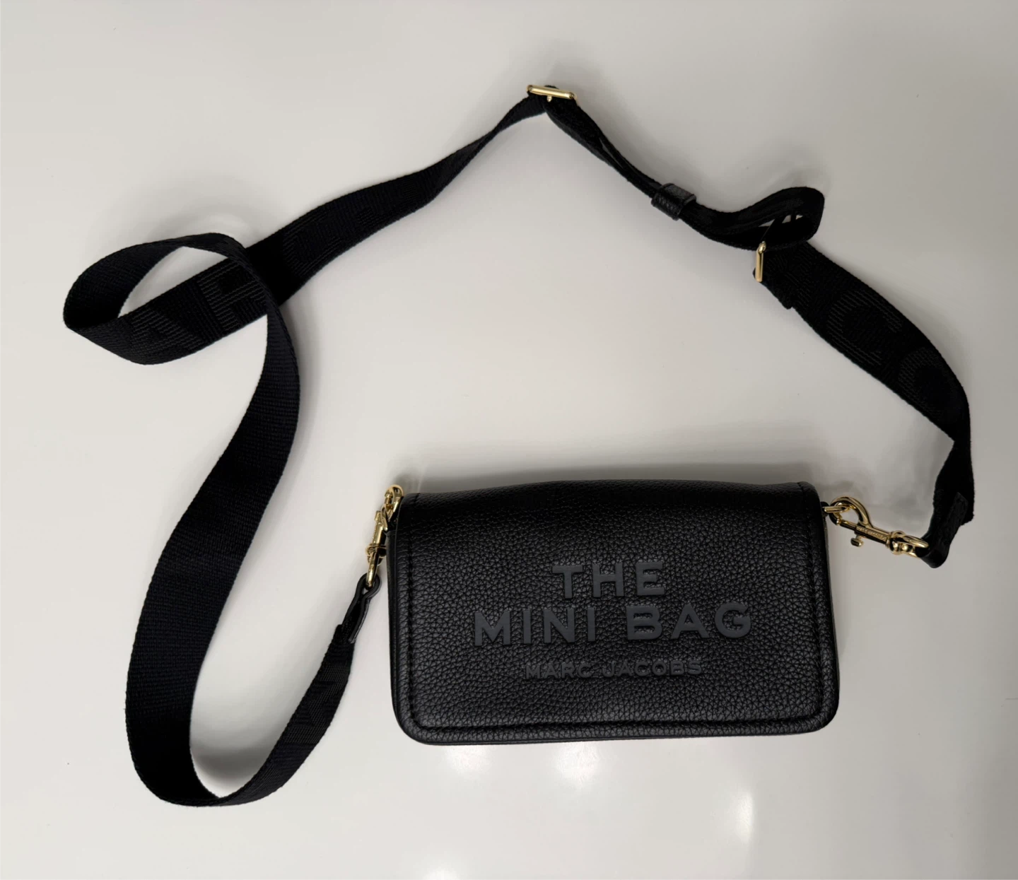 Marc Jacobs The Mini Bag Black Leather Crossbody