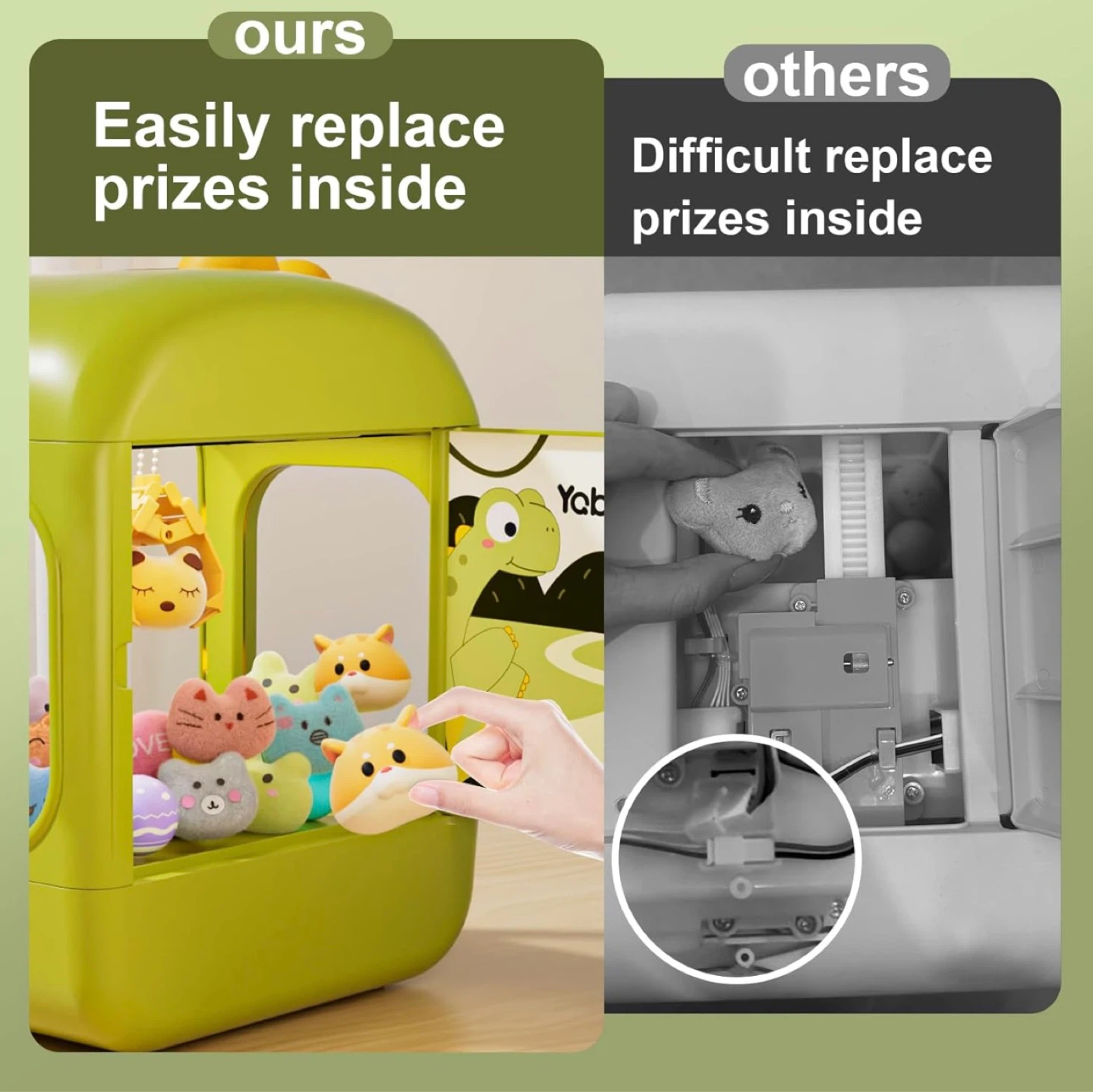 Yabao Dinosaur Mini Arcade Claw Machine Toy - photo 4
