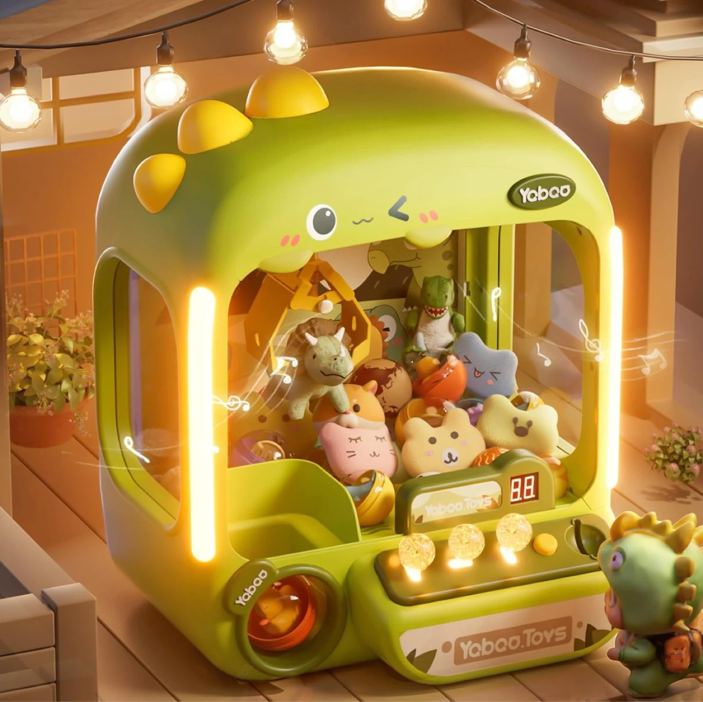 Yabao Dinosaur Mini Arcade Claw Machine Toy - photo 3
