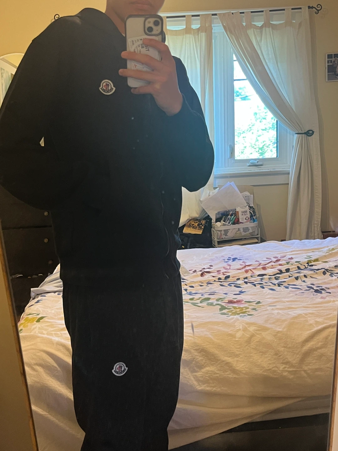 Moncler Black Zip-Up Hoodie - photo 5