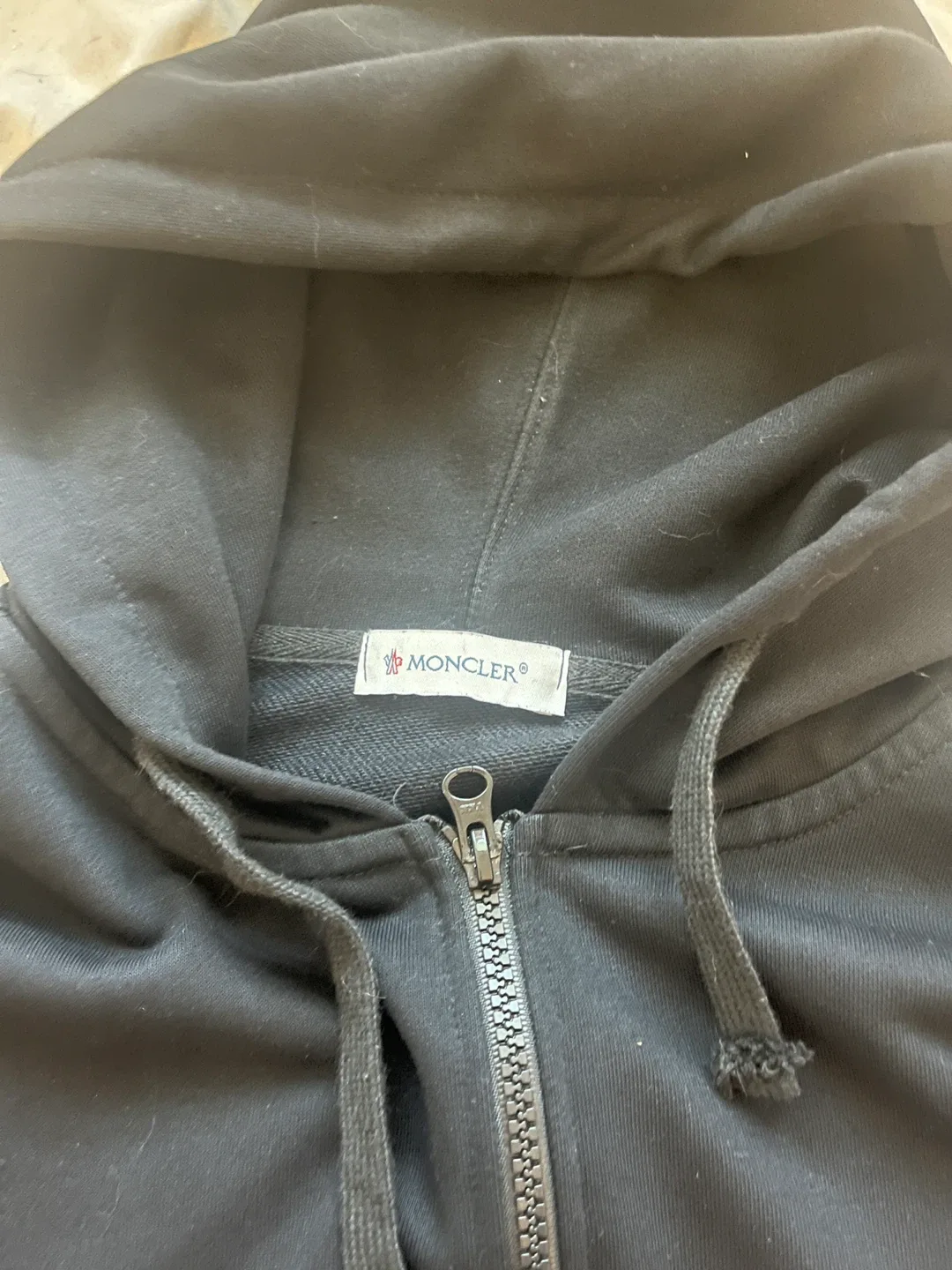 Moncler Black Zip-Up Hoodie - photo 3