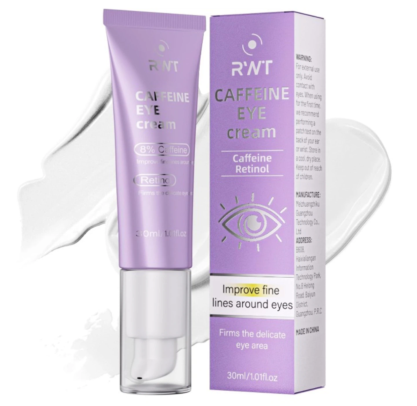 *SEALED* 8% Caffeine and Retinol Under Eye Cream