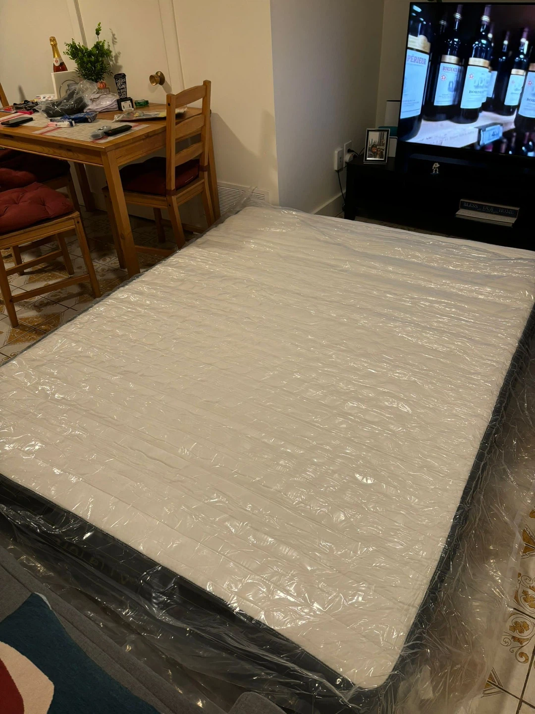 Queen Bed Frame + 12” Gel Memory Foam Mattress - photo 2