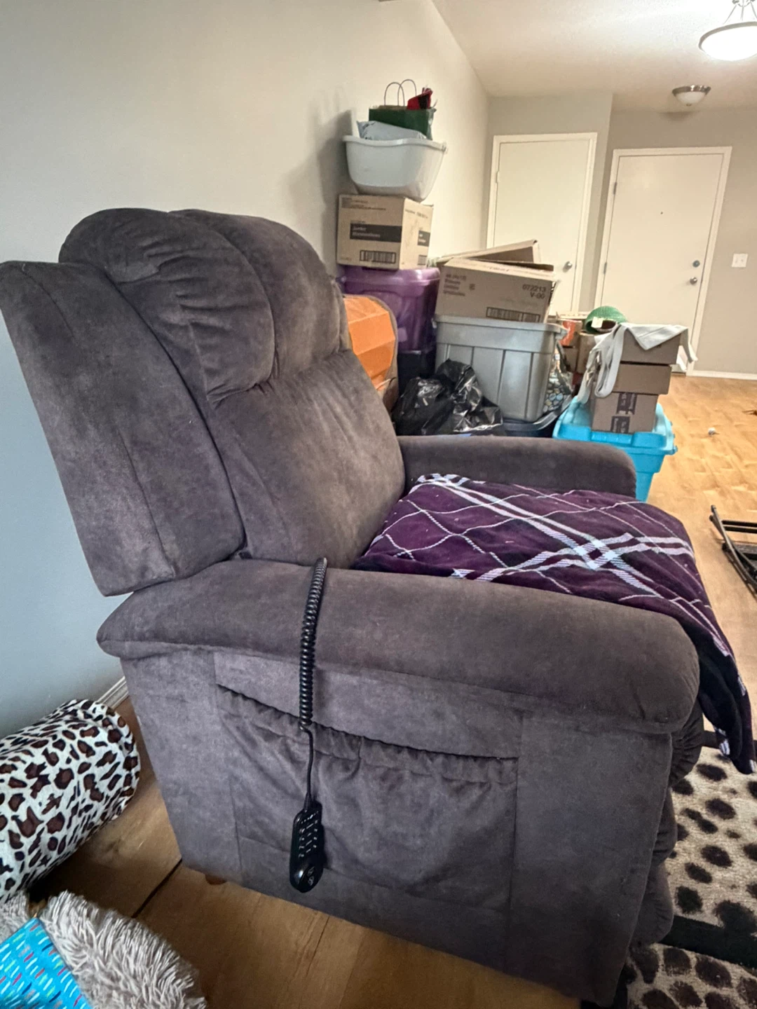 Custom la-Z-Boy Brown Power Recliner Chair - photo 2