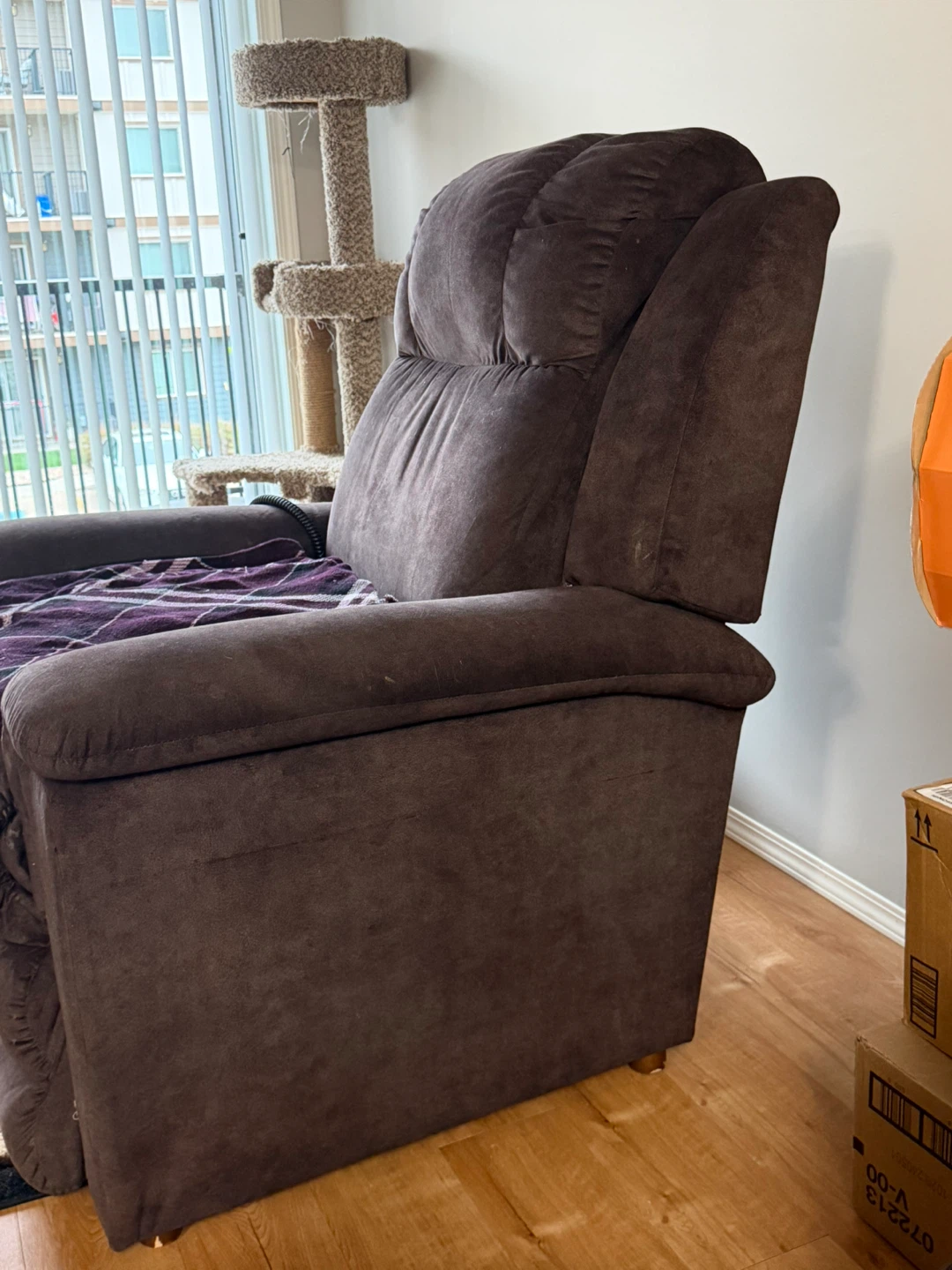 Custom la-Z-Boy Brown Power Recliner Chair - photo 3