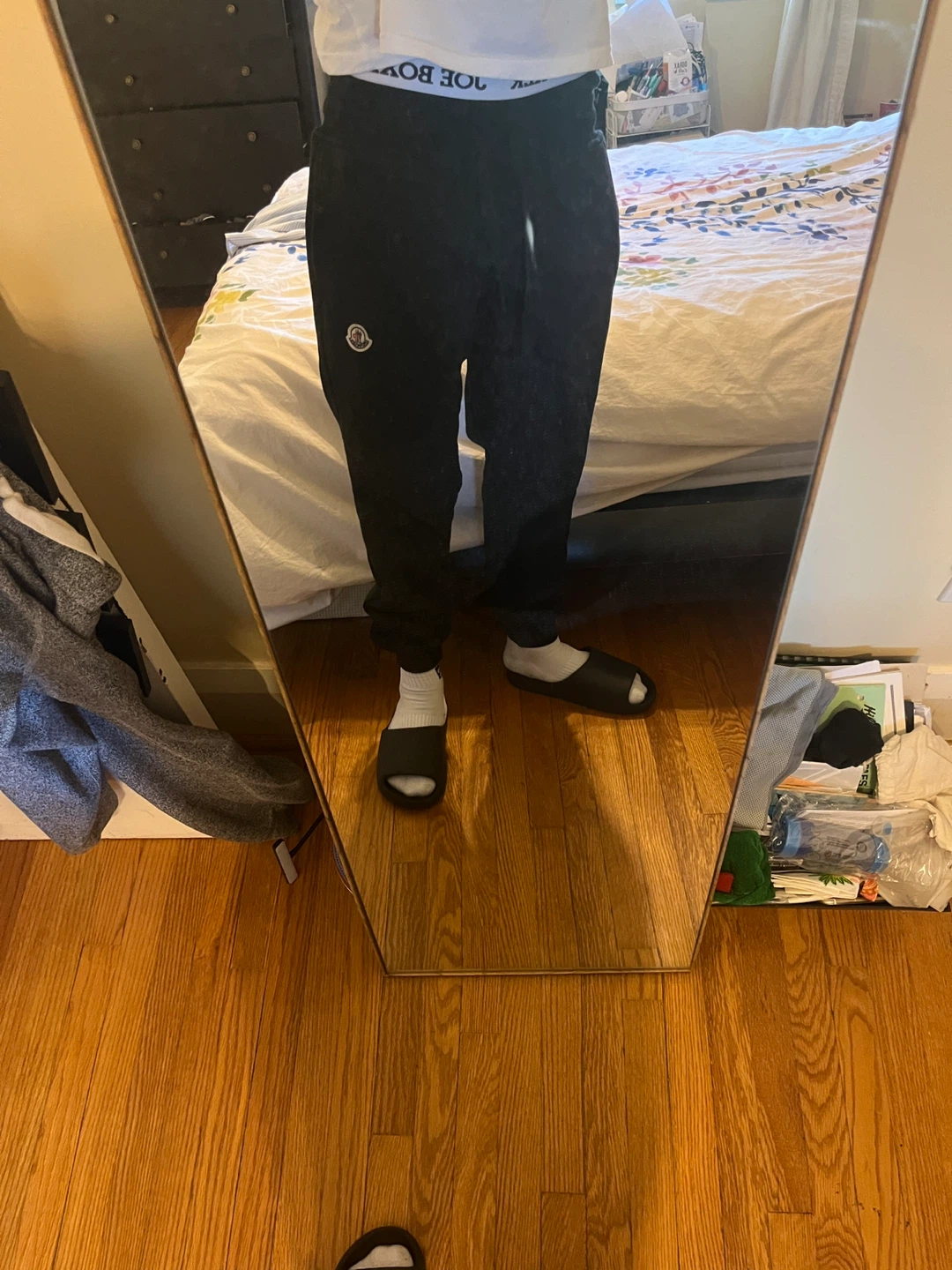 Moncler Black Joggers - photo 3