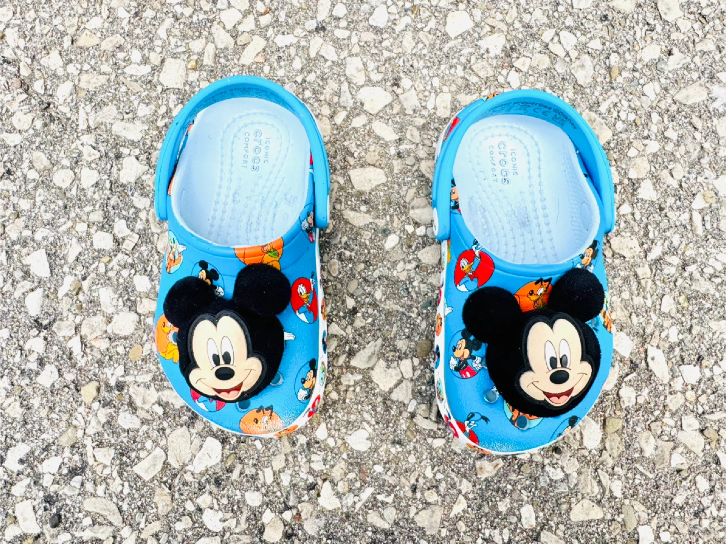 Kids' Blue Disney Mickey Mouse Crocs Size C8