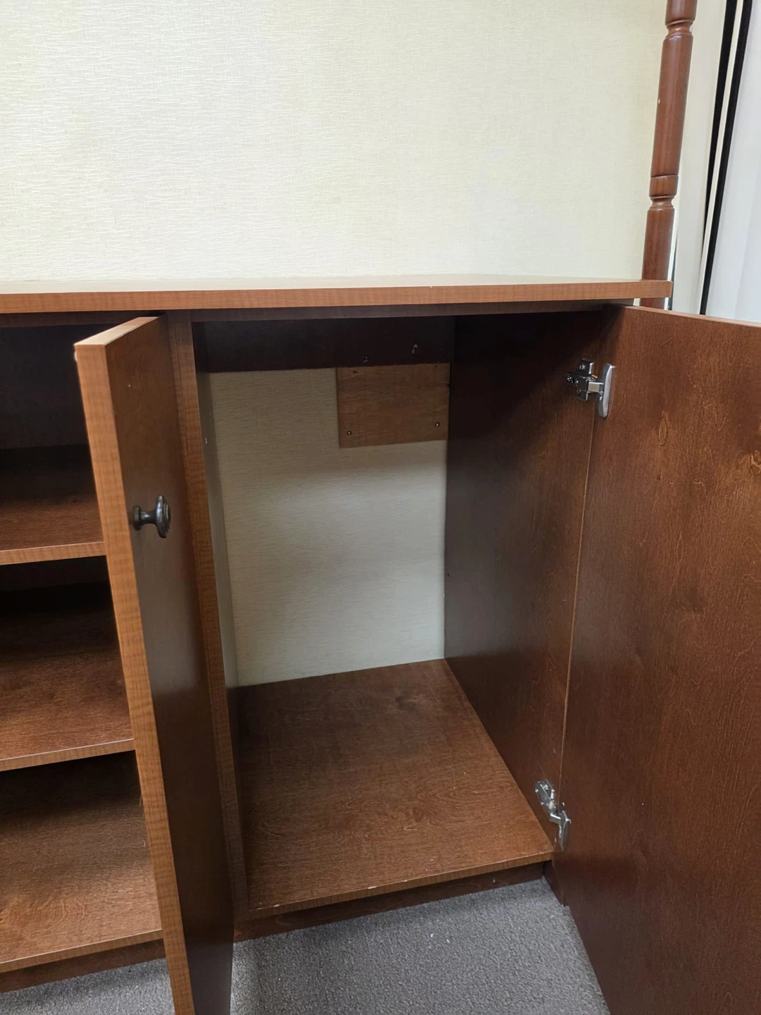Brown 3-Door Cabinet - photo 5