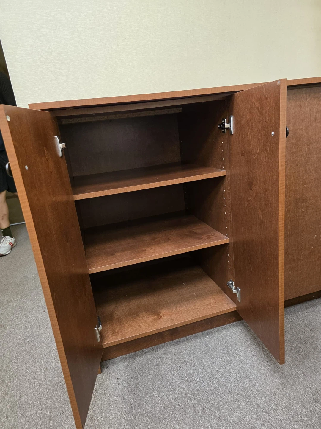 Brown 3-Door Cabinet - photo 2