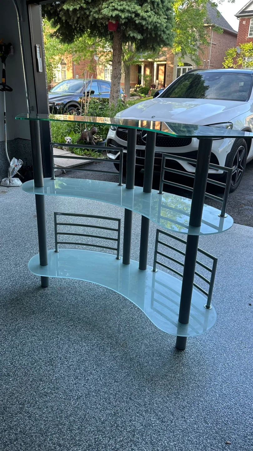 Glass Top Mini Bar