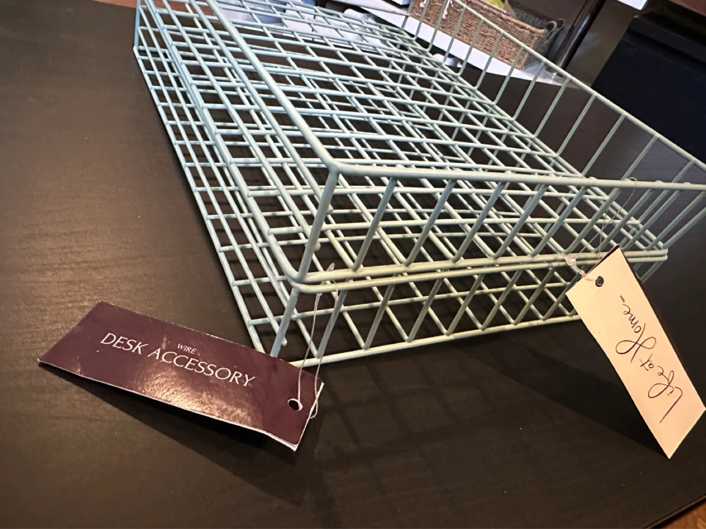 Life at Home Brand Wire Desk Accessory Basket x2 - photo 2