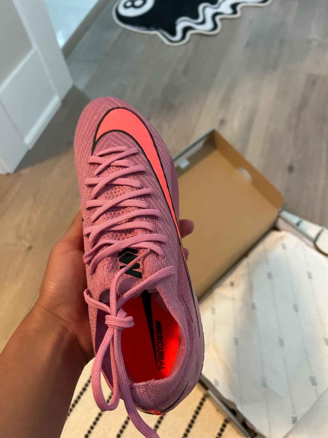 Nike Mercurial Air Zoom Soccer Cleats Pink elite FG