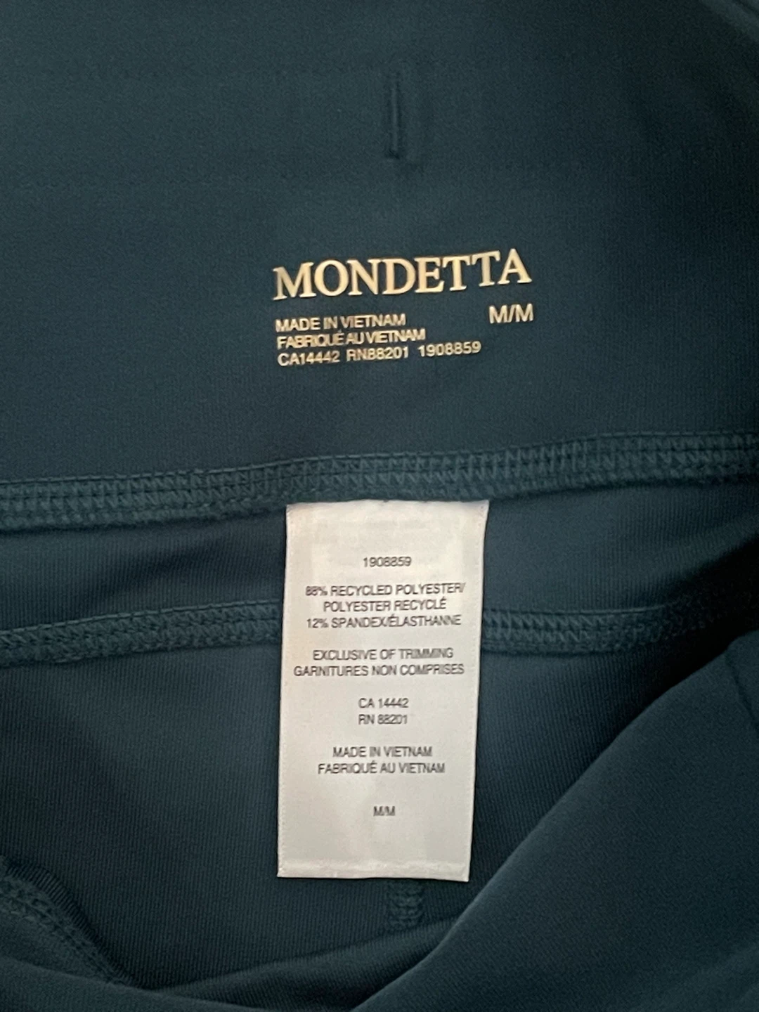 Mondetta Active Mesh Legging - Teal - M/M - photo 2