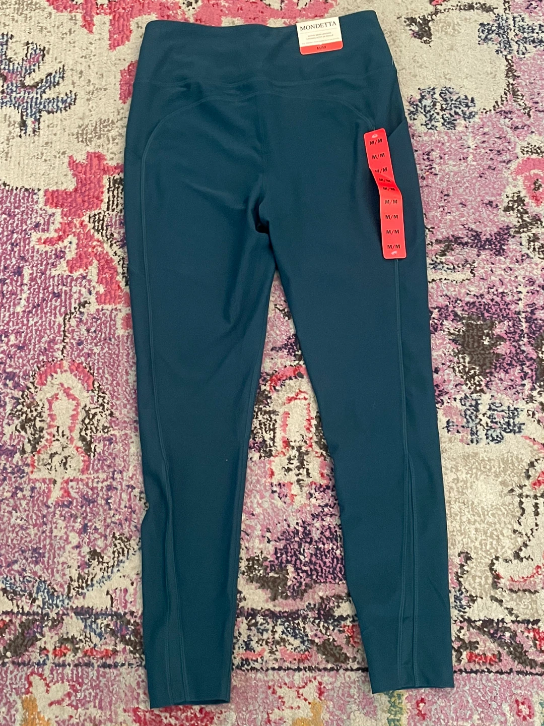 Mondetta Active Mesh Legging - Teal - M/M - photo 4