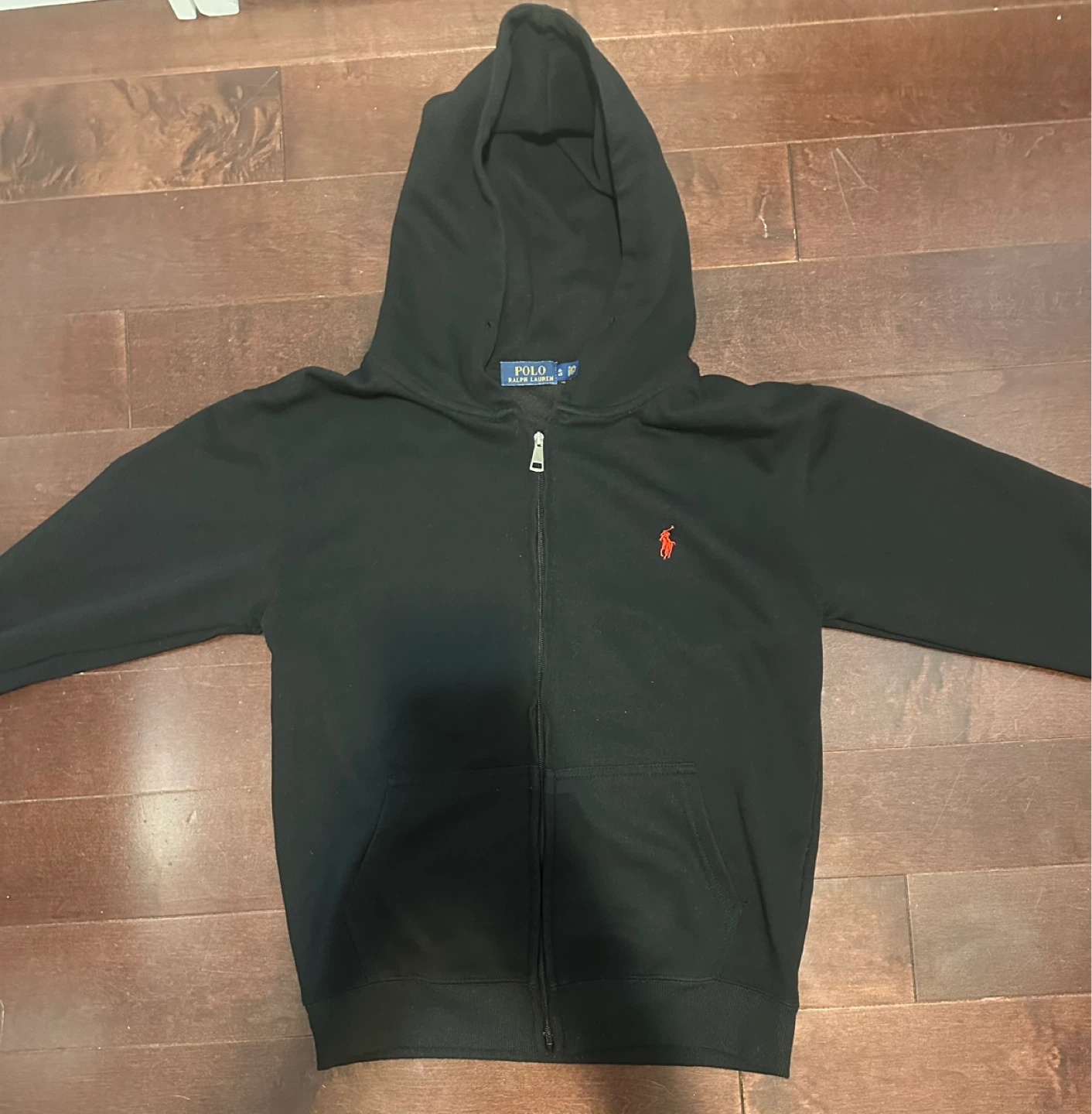 !!!SALE!!! Polo zip up black/red hoodie size S (men’s small)