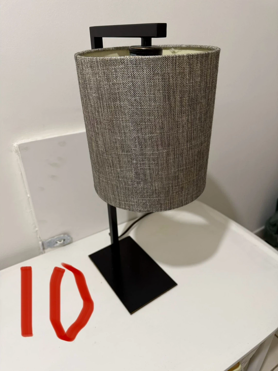Desk Lamp with Fabric Shade