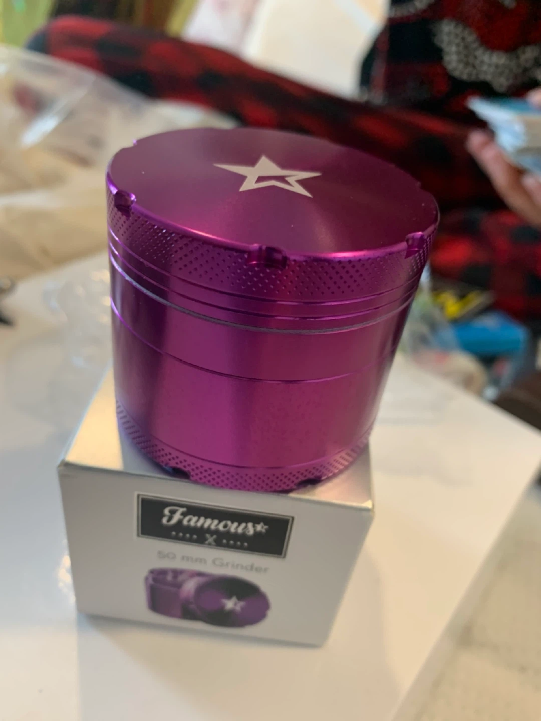 Famous Stars and Straps 50mm Grinder - Purple