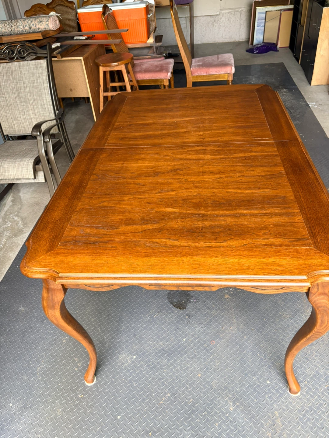 Wooden Dining Table with 8 Chairs - photo 2