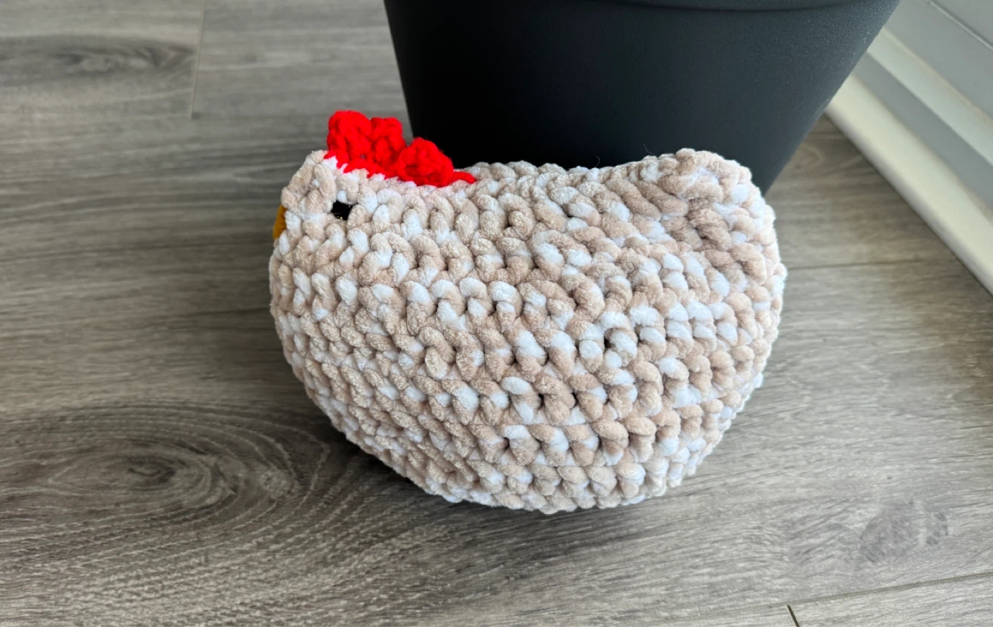 Crocheted Emotional Support Chickens (3 available) - photo 3