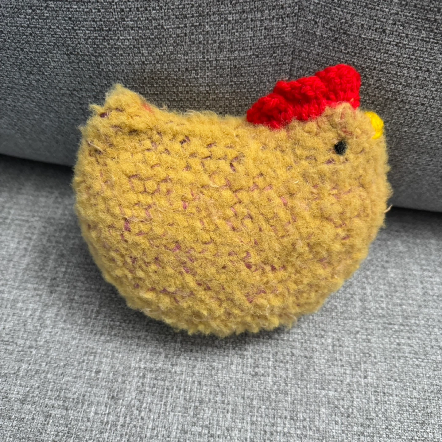 Crocheted Emotional Support Chickens (3 available) - photo 2