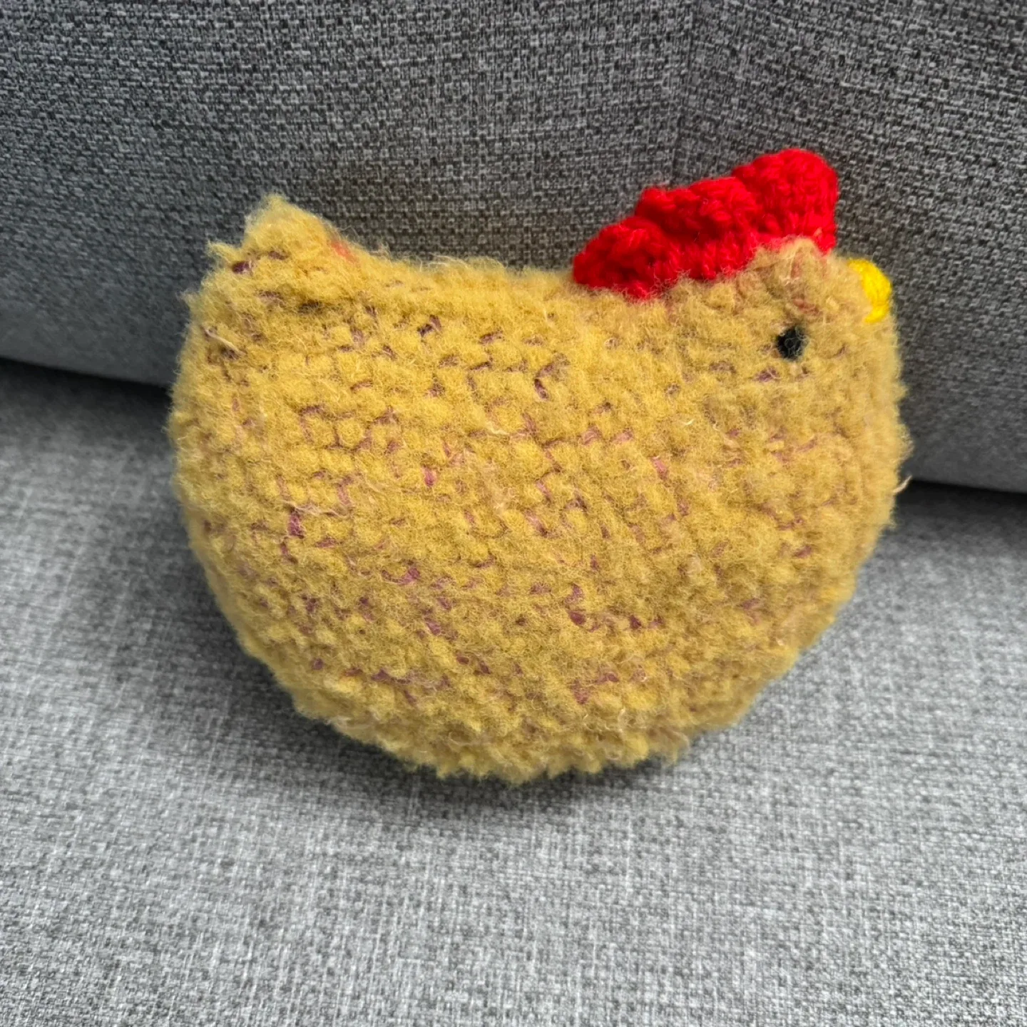 Crocheted Emotional Support Chickens (3 available) - photo 2