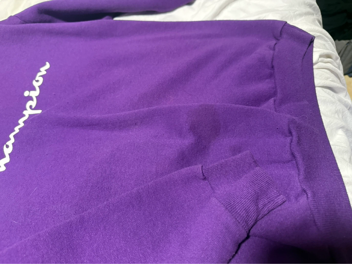 Purple Vintage Champion Crewneck Unisex - photo 3