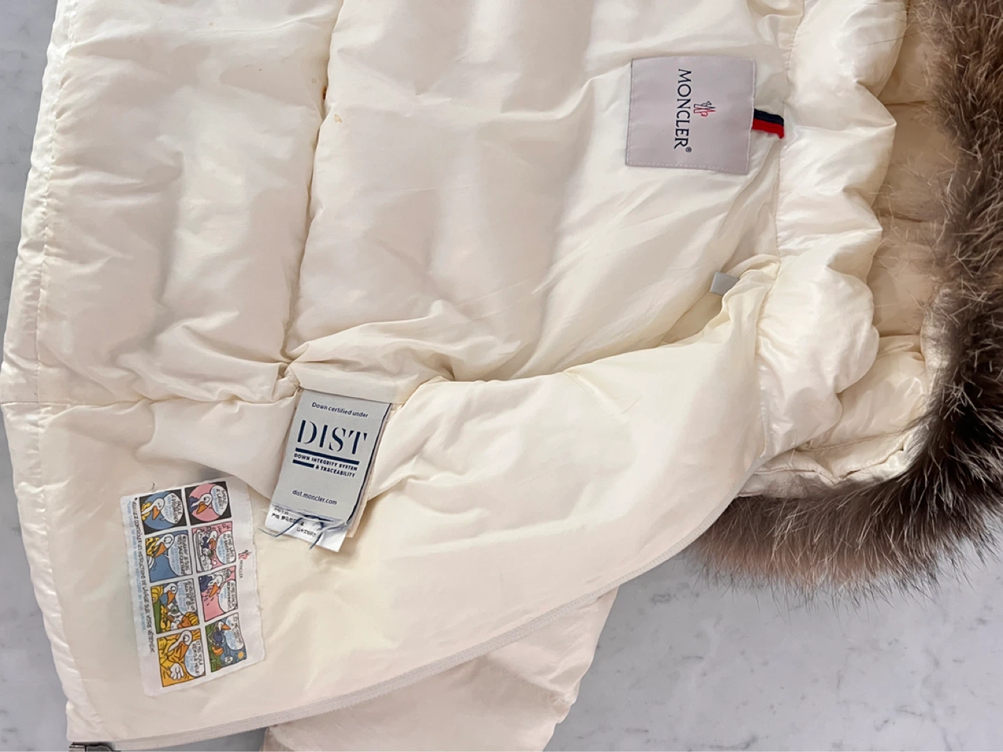 Moncler Down Puffer Jacket with Fur Hood - photo 3