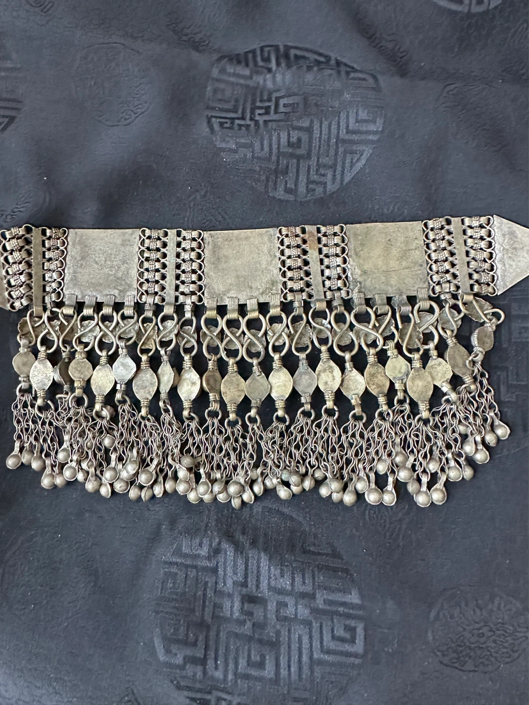 Afghan Choker Necklace with Colourful glass stones - photo 5