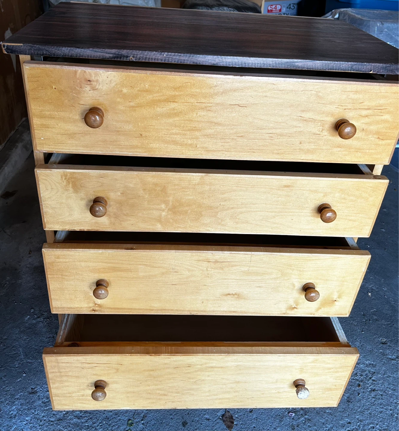 Four Drawer Wood Dresser - photo 3