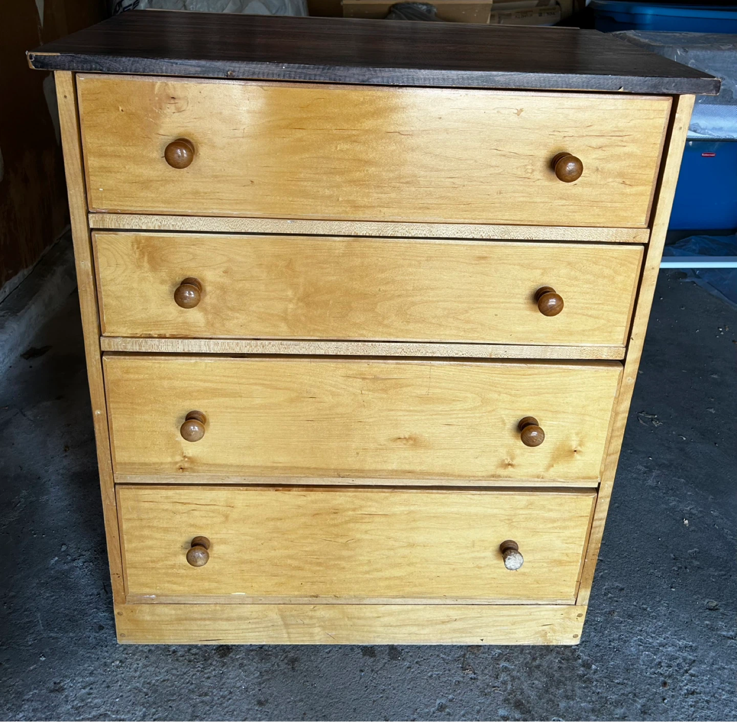 Four Drawer Wood Dresser - photo 2