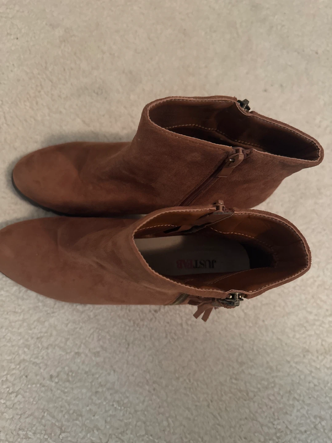 Justfab JUPITER Brown Wedge Ankle Boots - photo 2