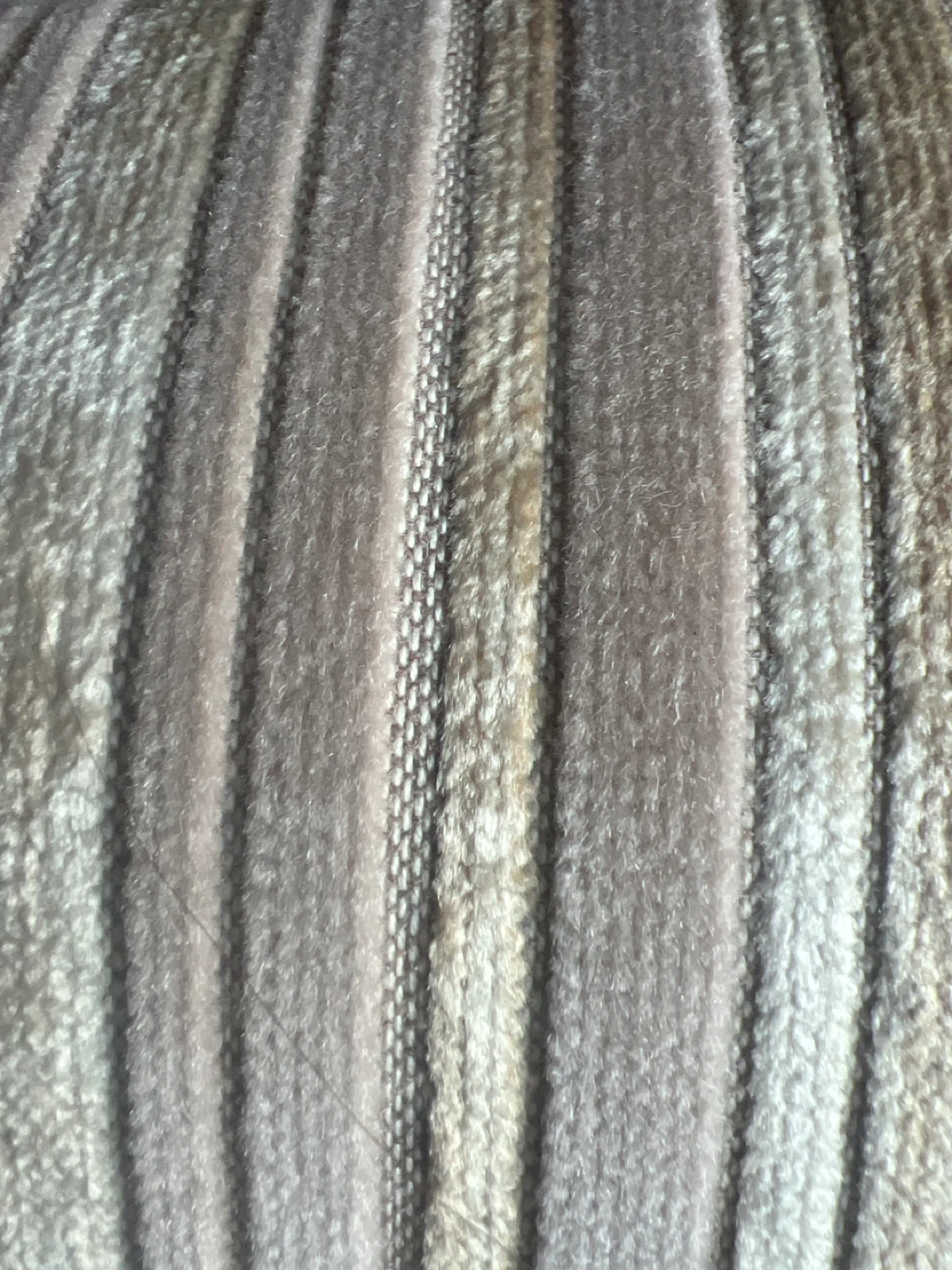 Vintage Barrel Back Accent Chair Velvet Stripe Tub Chair Taupe - photo 3