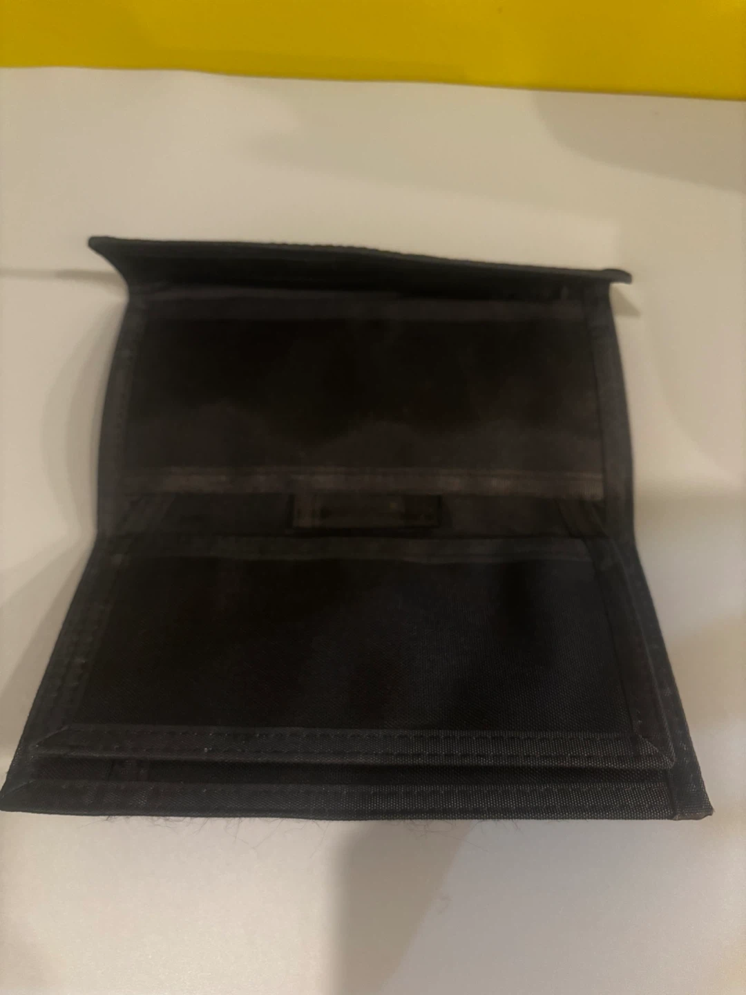 Black & cream Monogram Trifold Wallet - photo 3